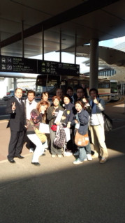 米国研修帰国編in
 成田